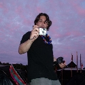 Hanni beim foto machen